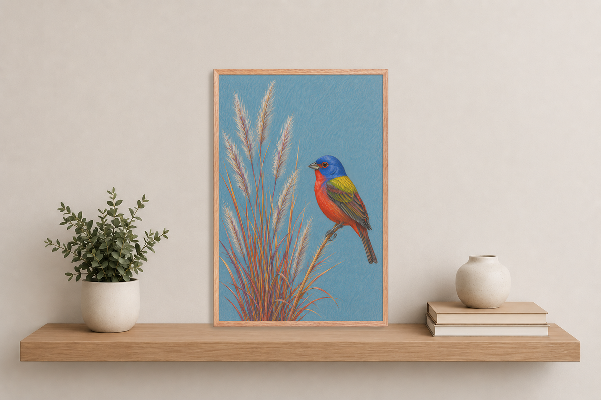 Framed on a Shelf