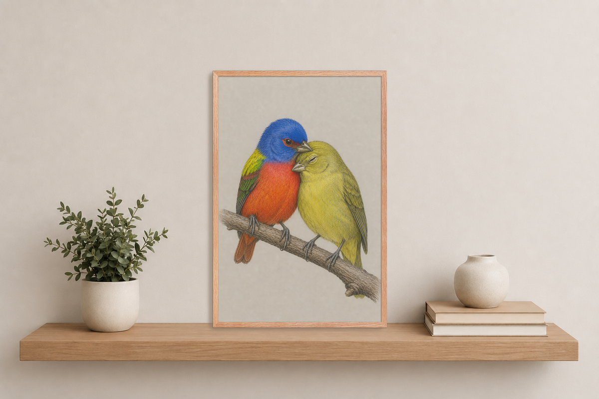 Framed on a Shelf