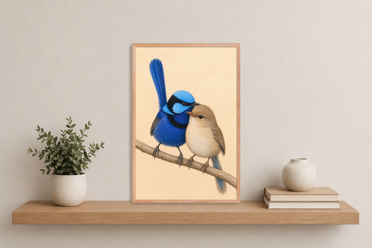Framed on a Shelf
