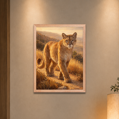 Mountain Lion Pride Framed Poster