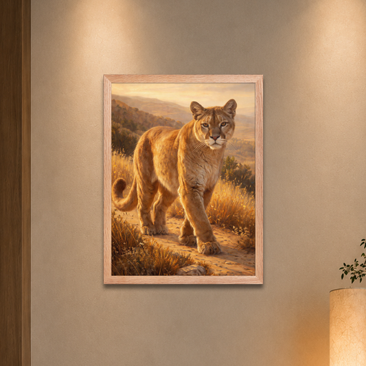 Mountain Lion Pride Framed Poster