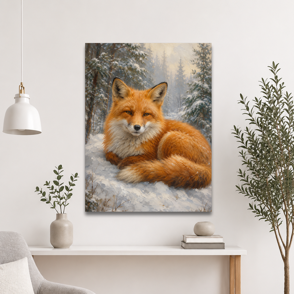 Fox Winter Calm Poster