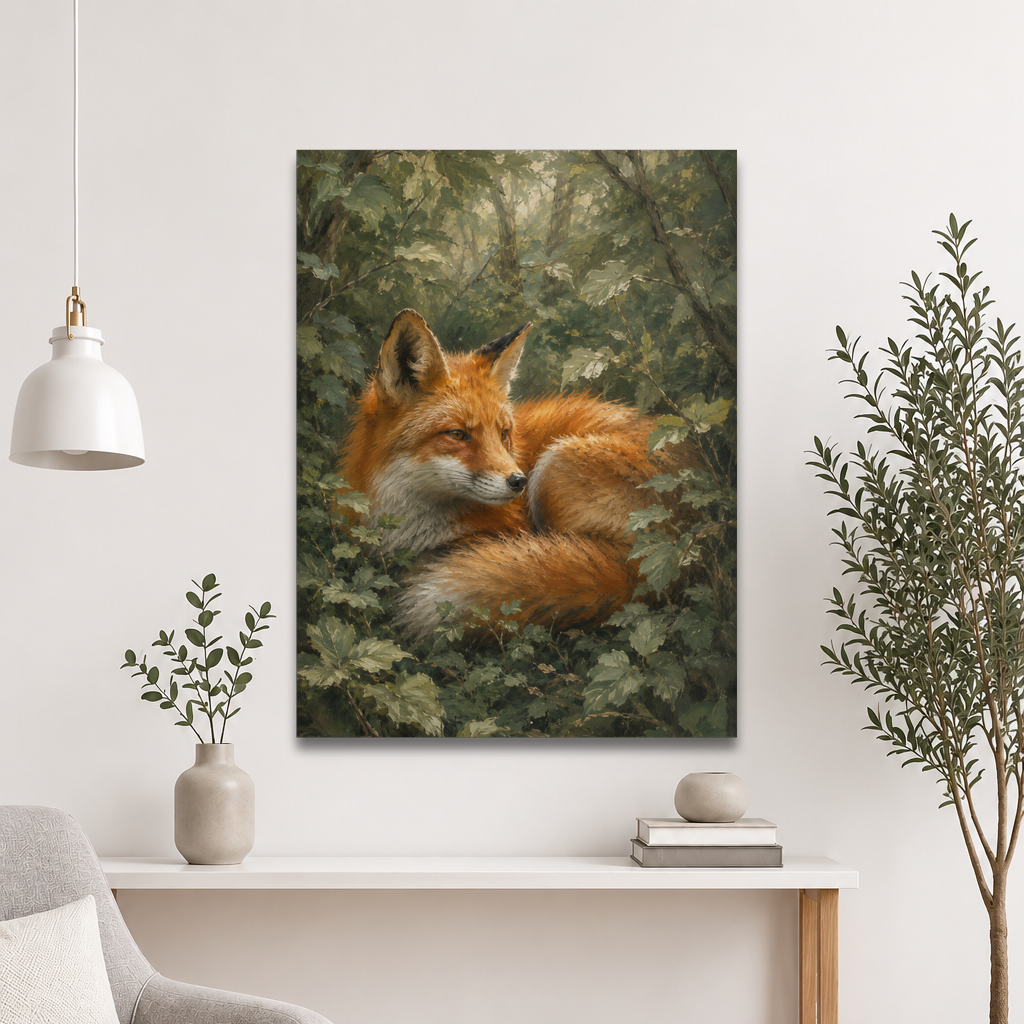 Fox Forest Calm Poster