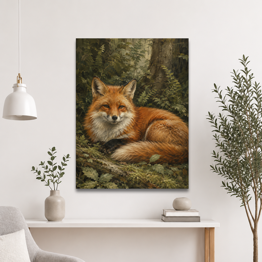 Fox Woodland Calm Poster