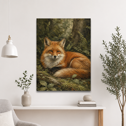 Fox Woodland Calm Poster