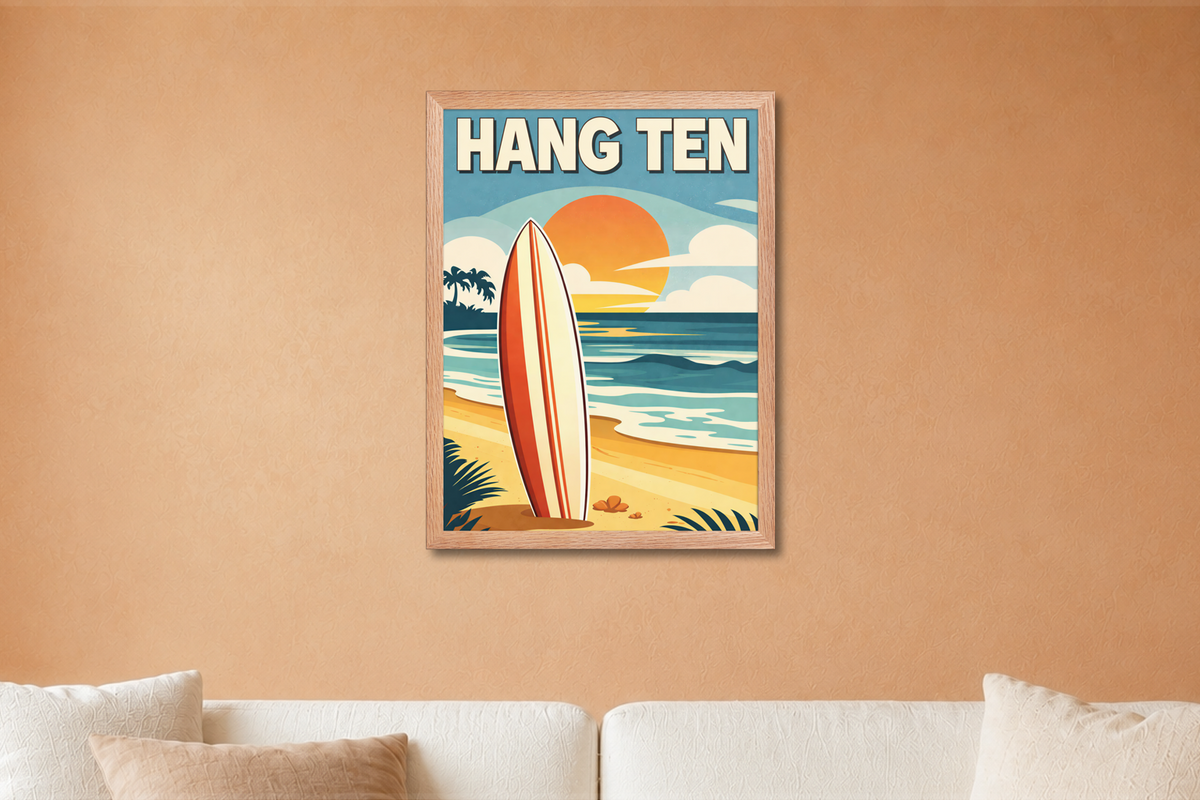 Framed Surf Shack Studio