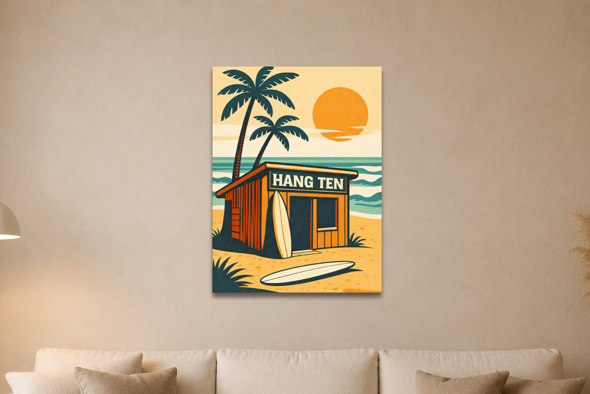 Retro Beach Decor
