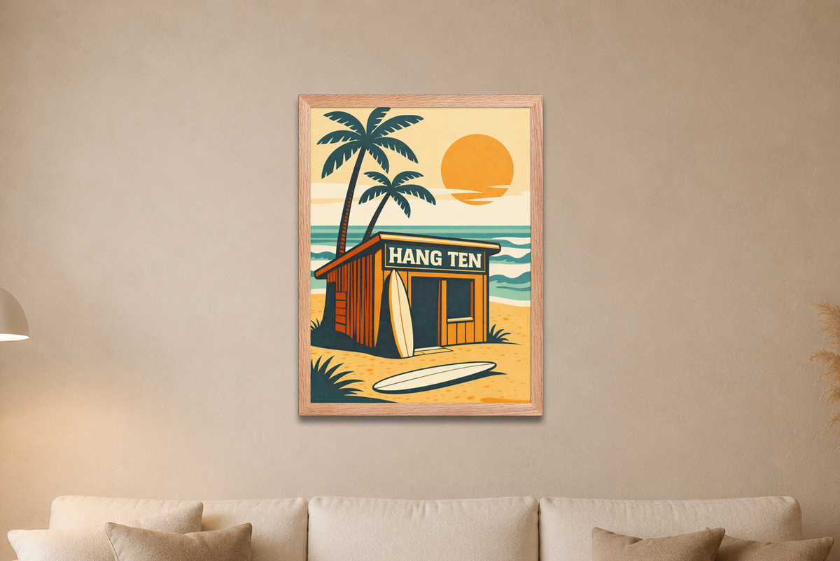 Retro Beach Decor