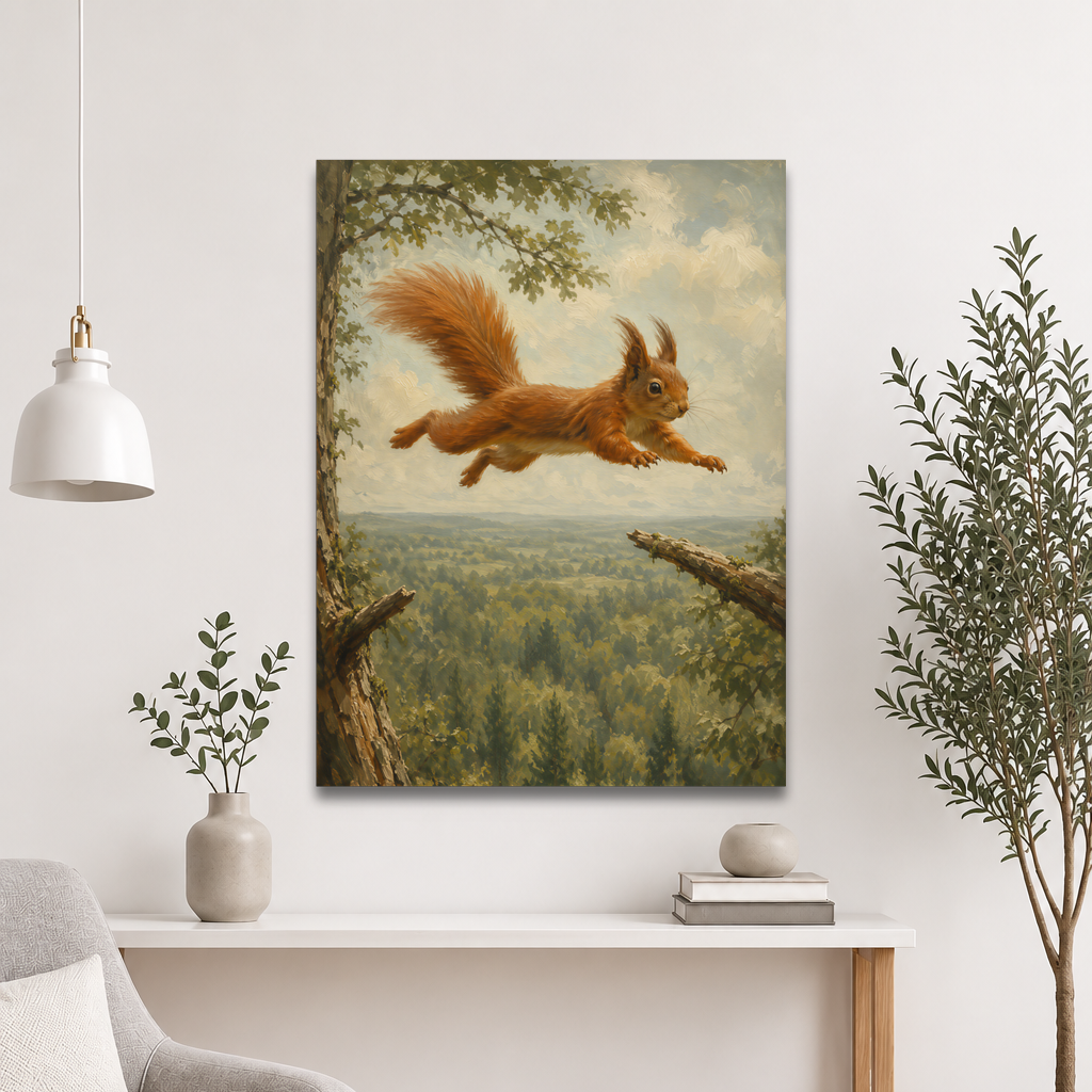 Squirrel Forest Freedom Poste