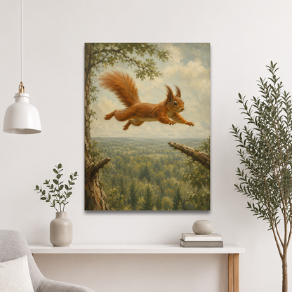Squirrel Forest Freedom Poste