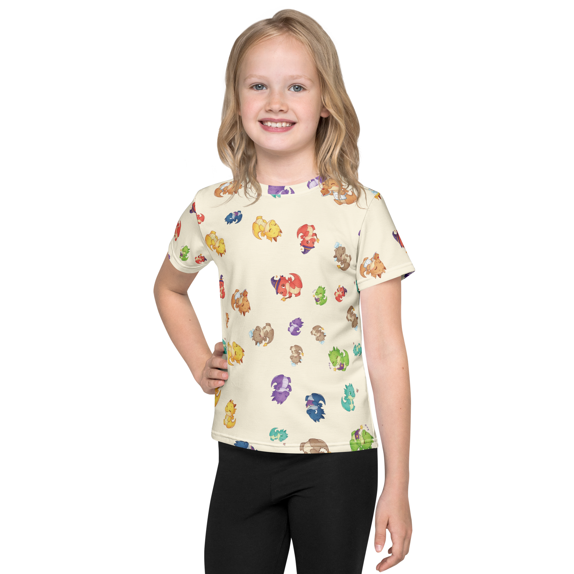 Kids graphic t-shirt all-over print design