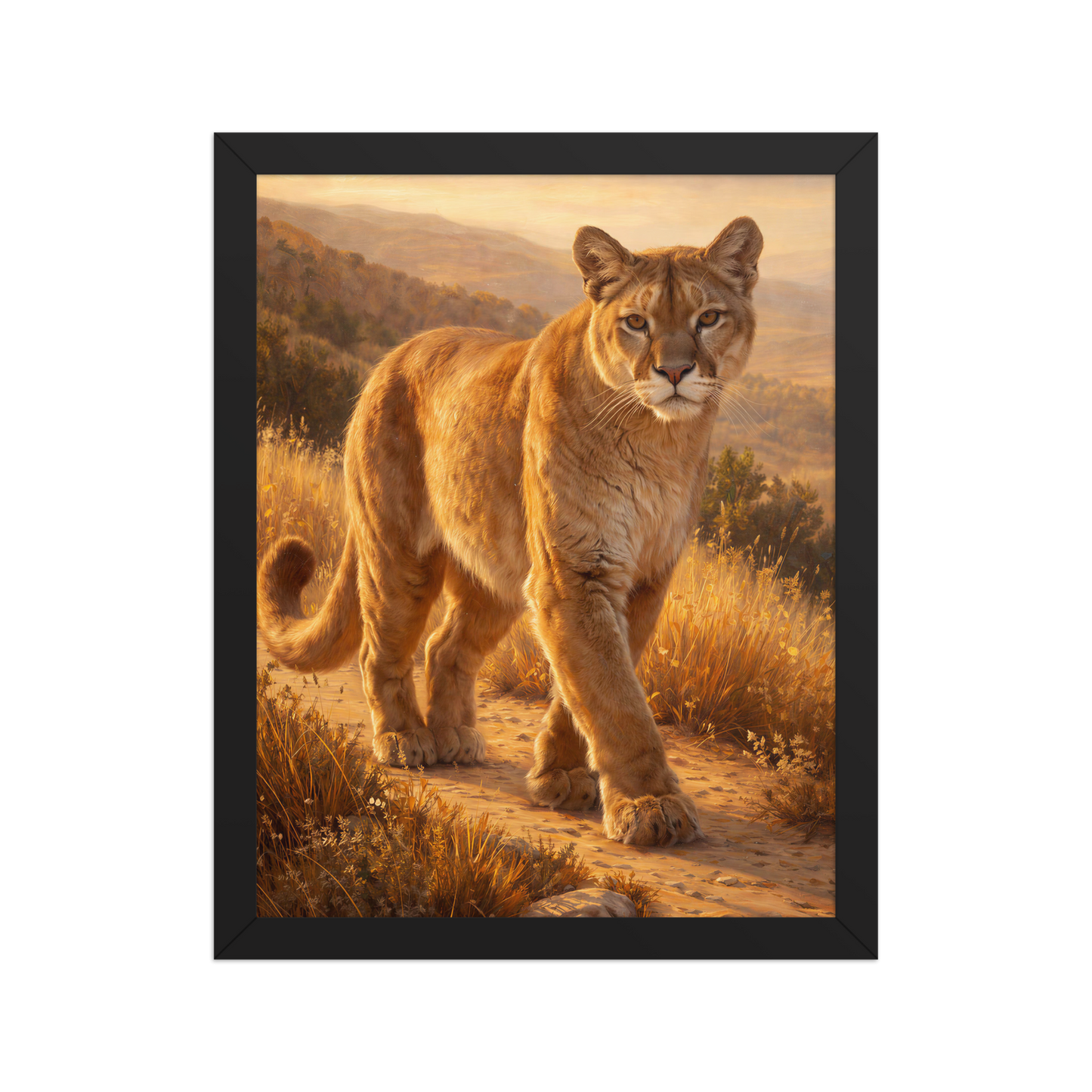 Mountain Lion Pride Framed Poster