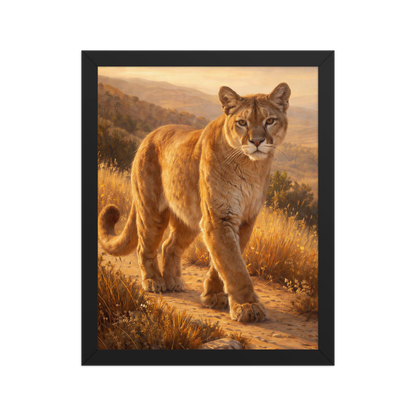 Mountain Lion Pride Framed Poster