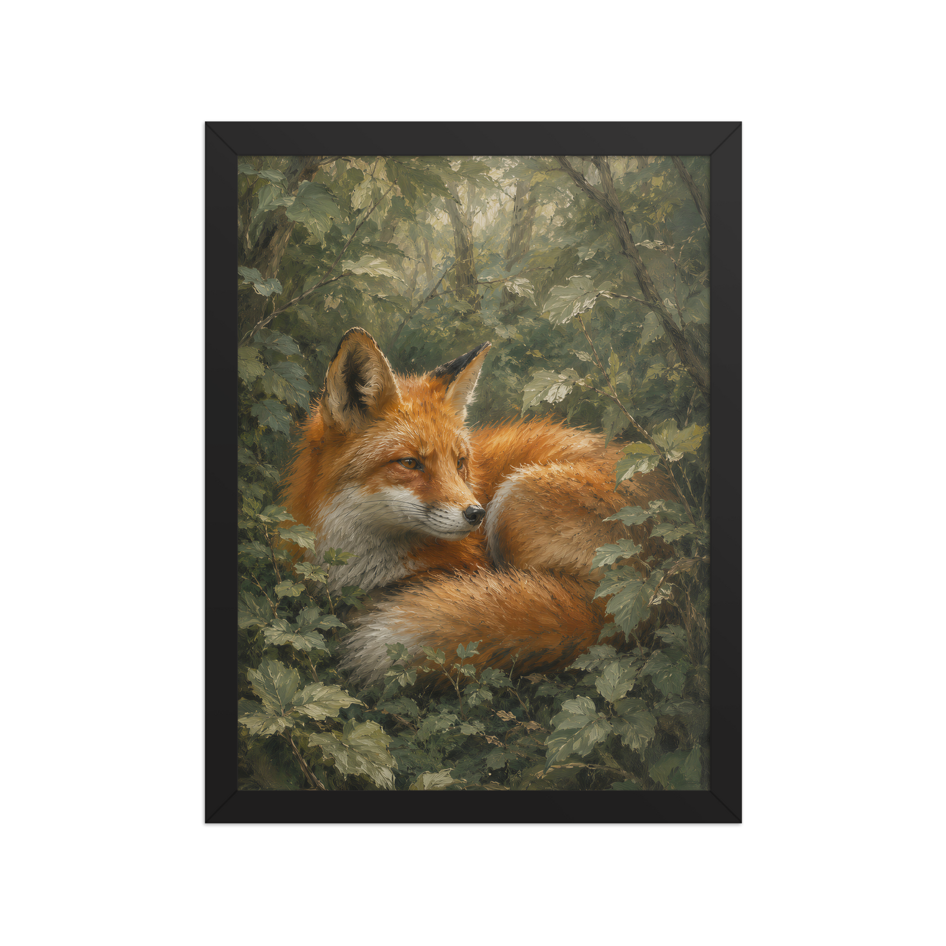 Fox Forest Calm Framed Poster