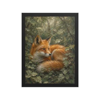 Fox Forest Calm Framed Poster