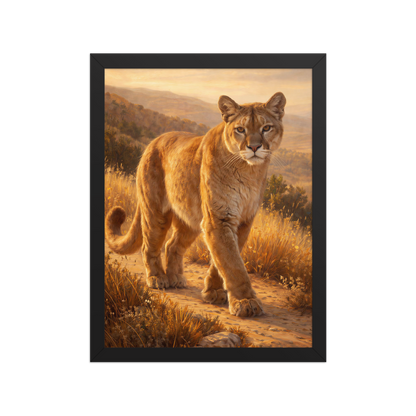 Mountain Lion Pride Framed Poster
