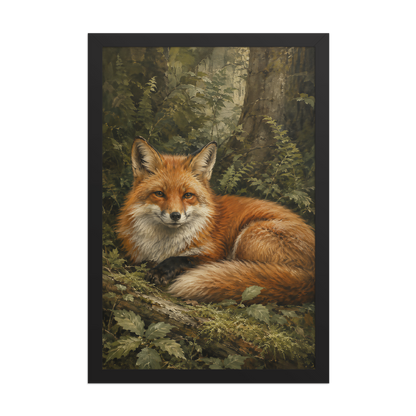 Fox Woodland Calm Framed Poster