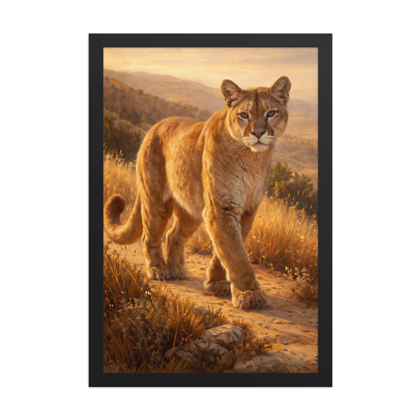 Mountain Lion Pride Framed Poster