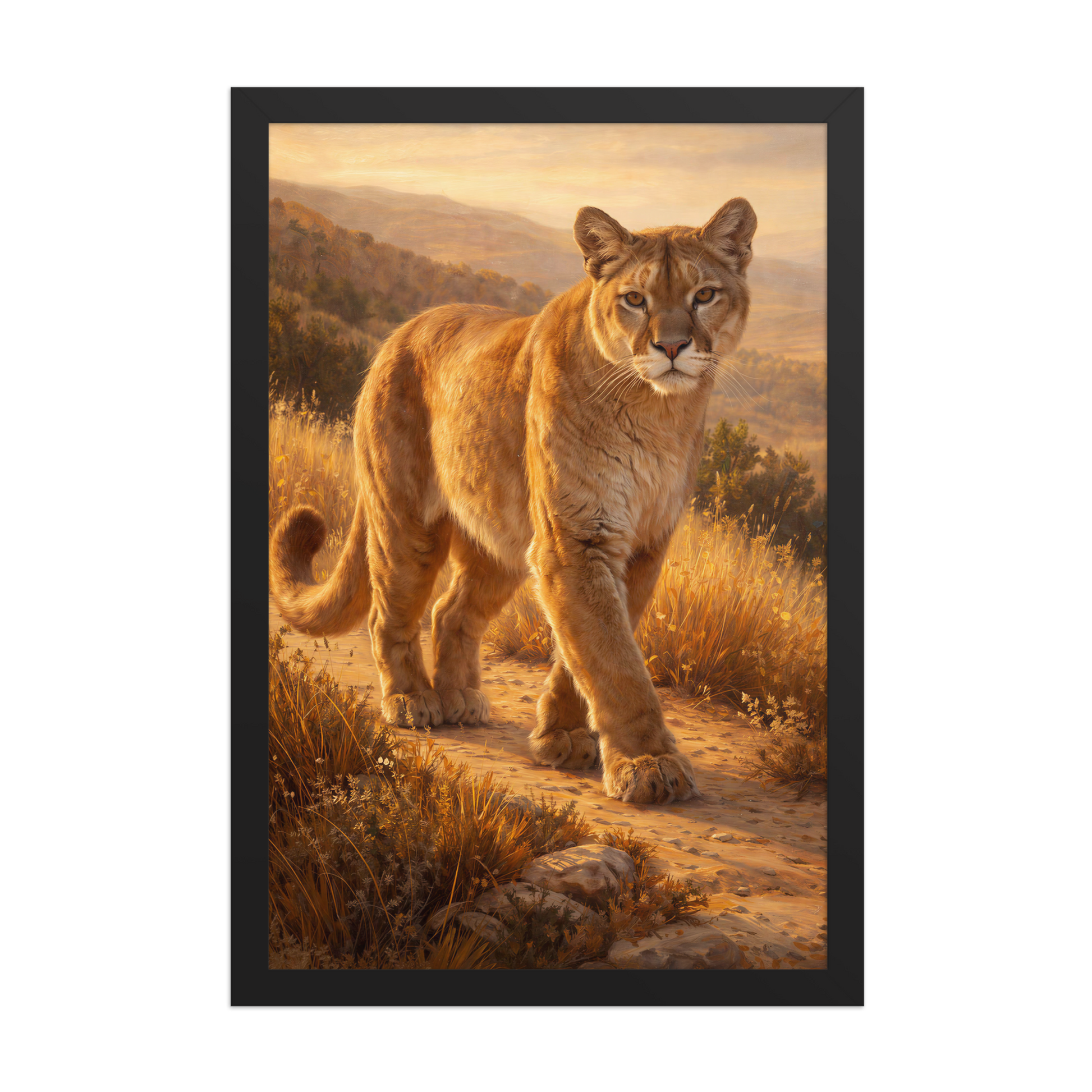 Mountain Lion Pride Framed Poster