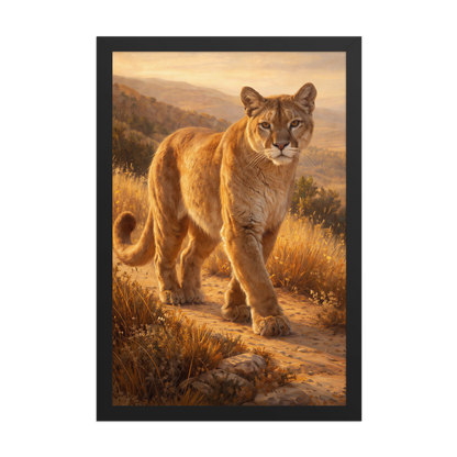 Mountain Lion Pride Framed Poster