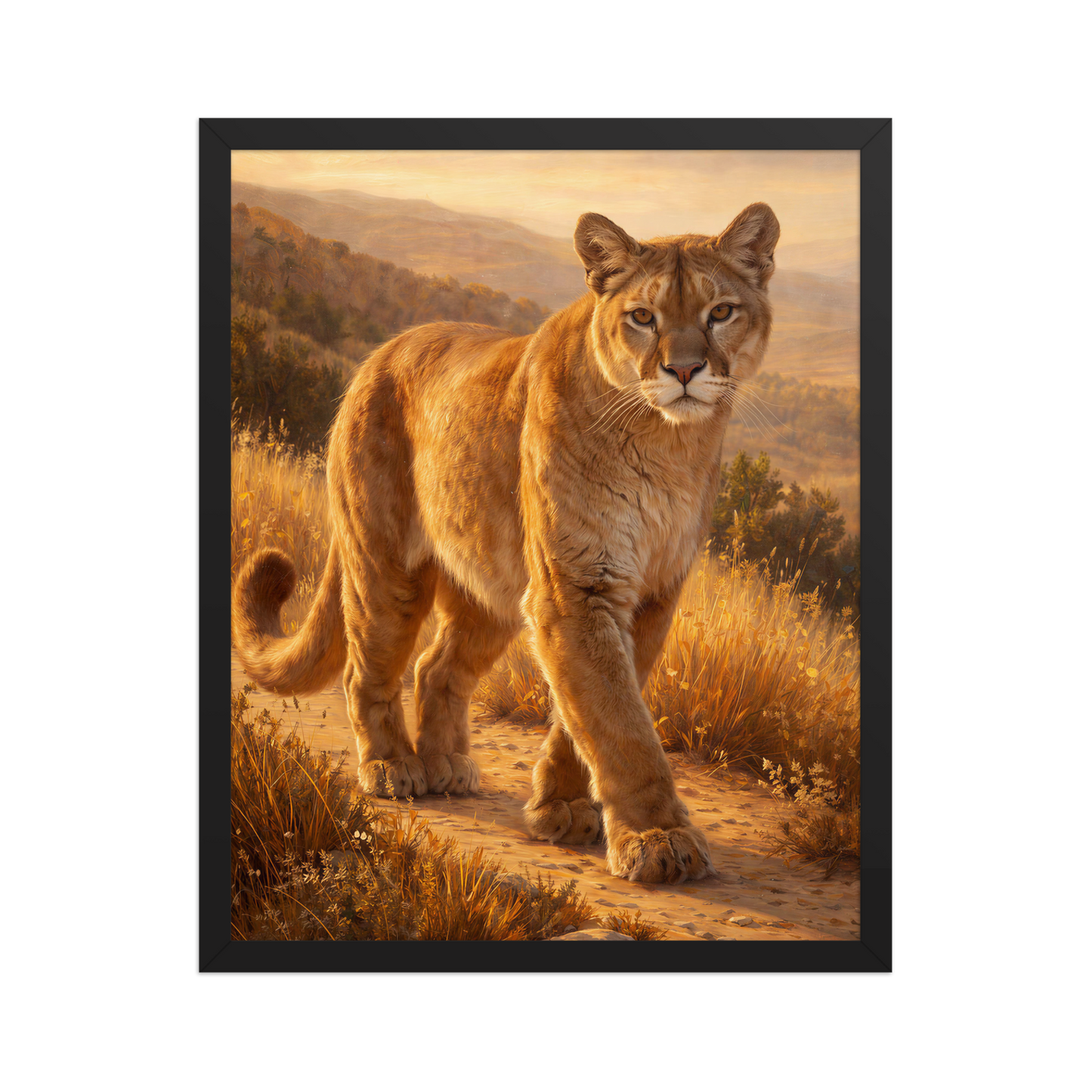 Mountain Lion Pride Framed Poster