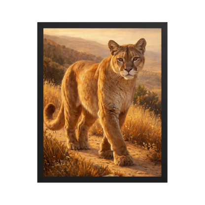 Mountain Lion Pride Framed Poster