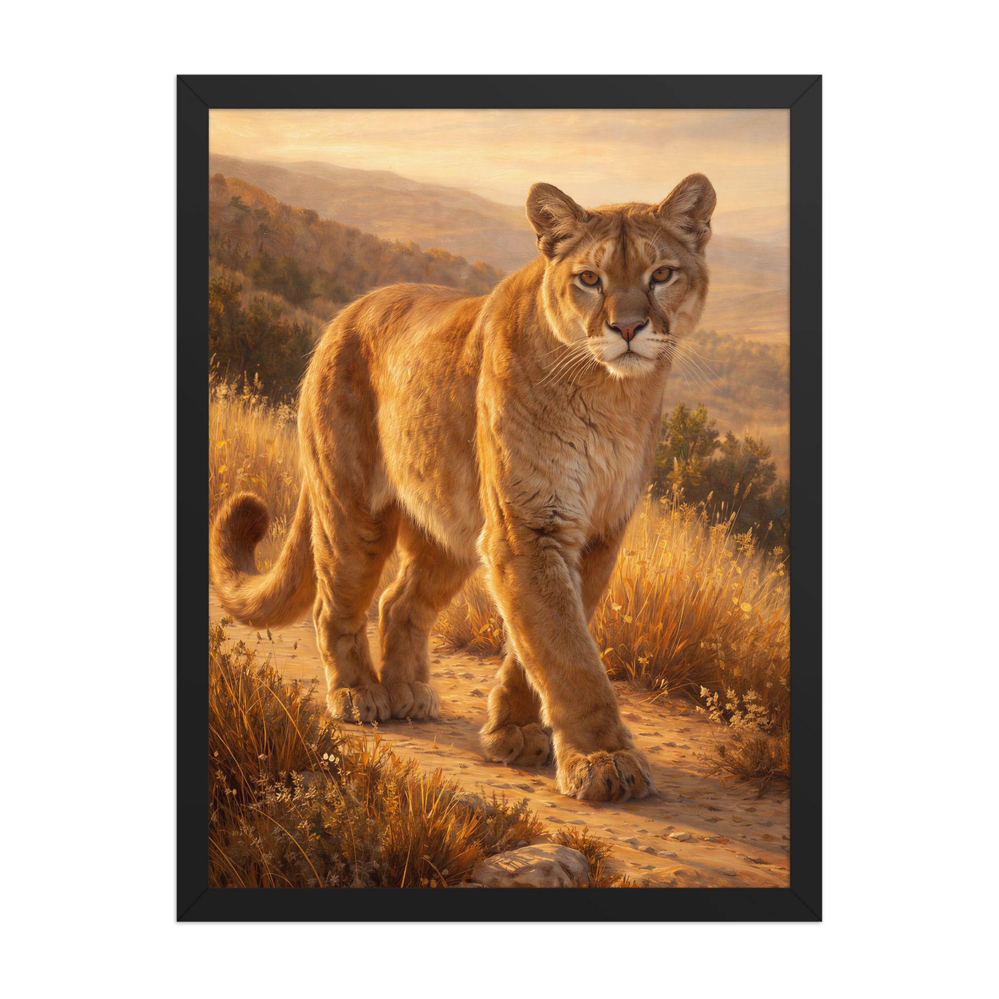 Mountain Lion Pride Framed Poster