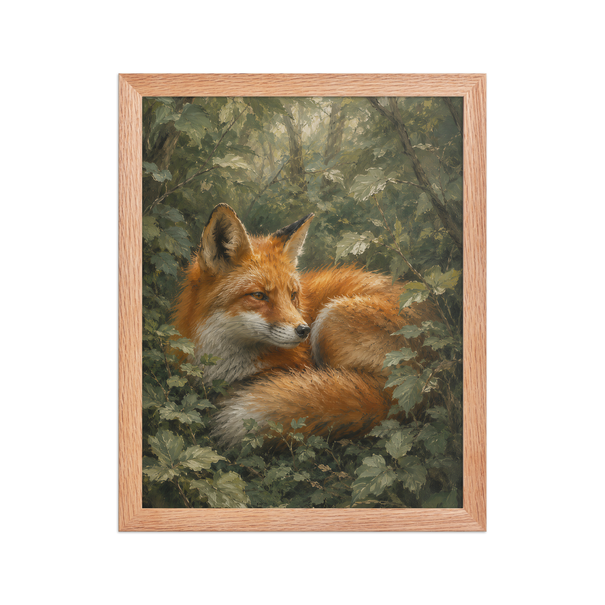 Fox Forest Calm Framed Poster