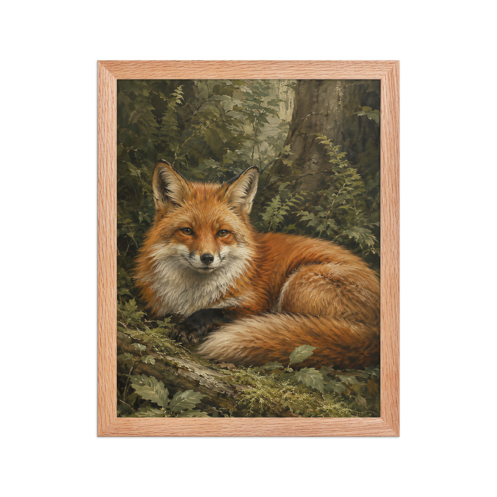 Fox Woodland Calm Framed Poster