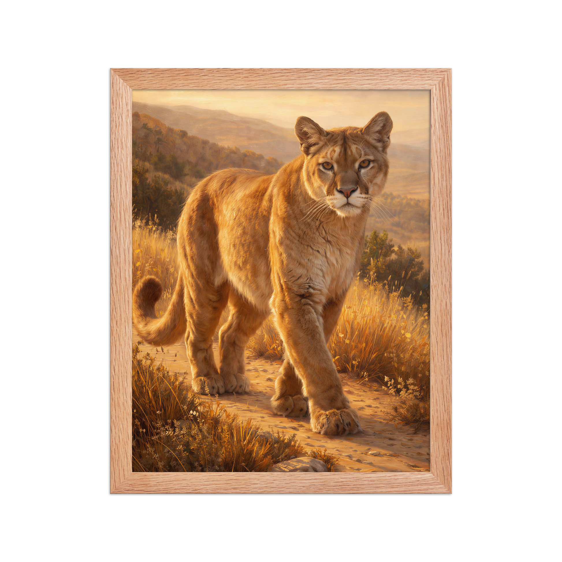 Mountain Lion Pride Framed Poster