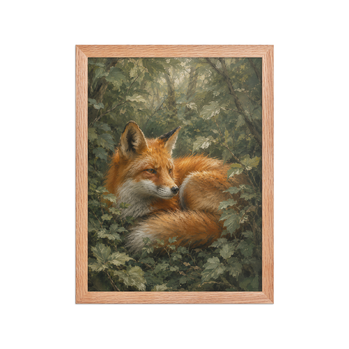 Fox Forest Calm Framed Poster