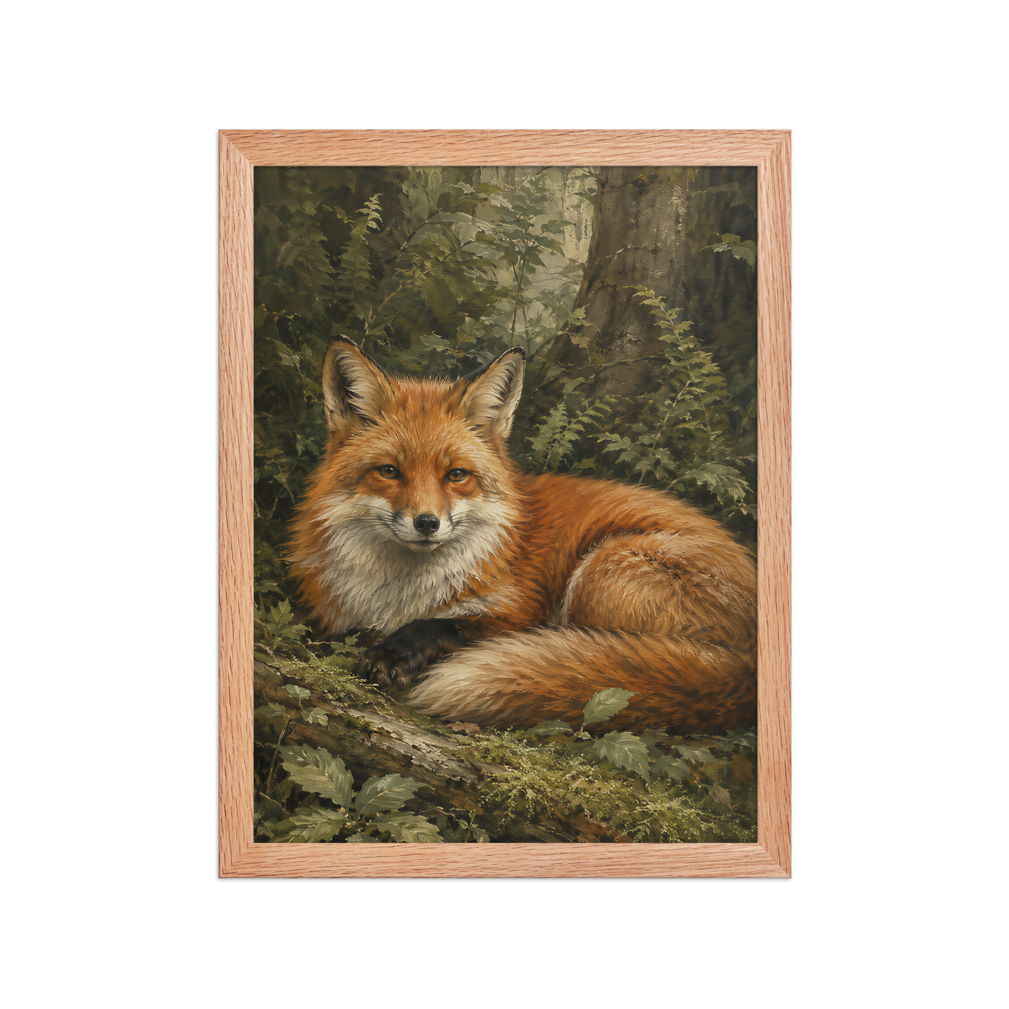 Fox Woodland Calm Framed Poster