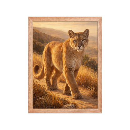 Mountain Lion Pride Framed Poster