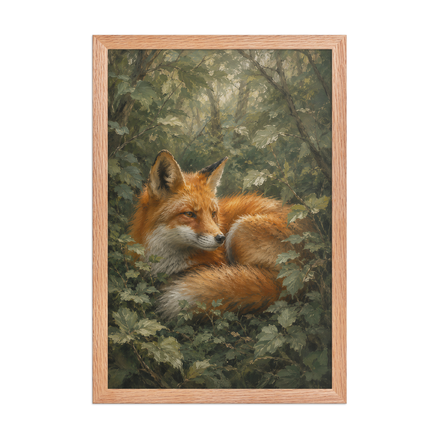 Fox Forest Calm Framed Poster