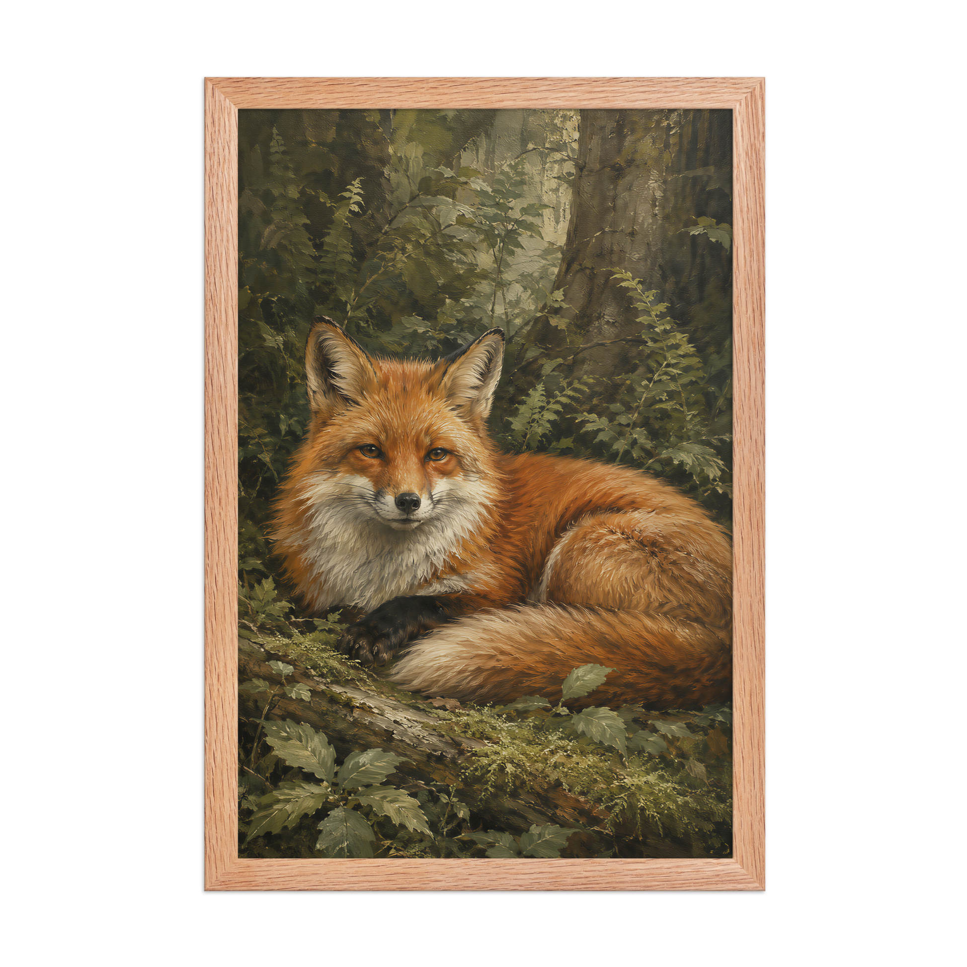 Fox Woodland Calm Framed Poster