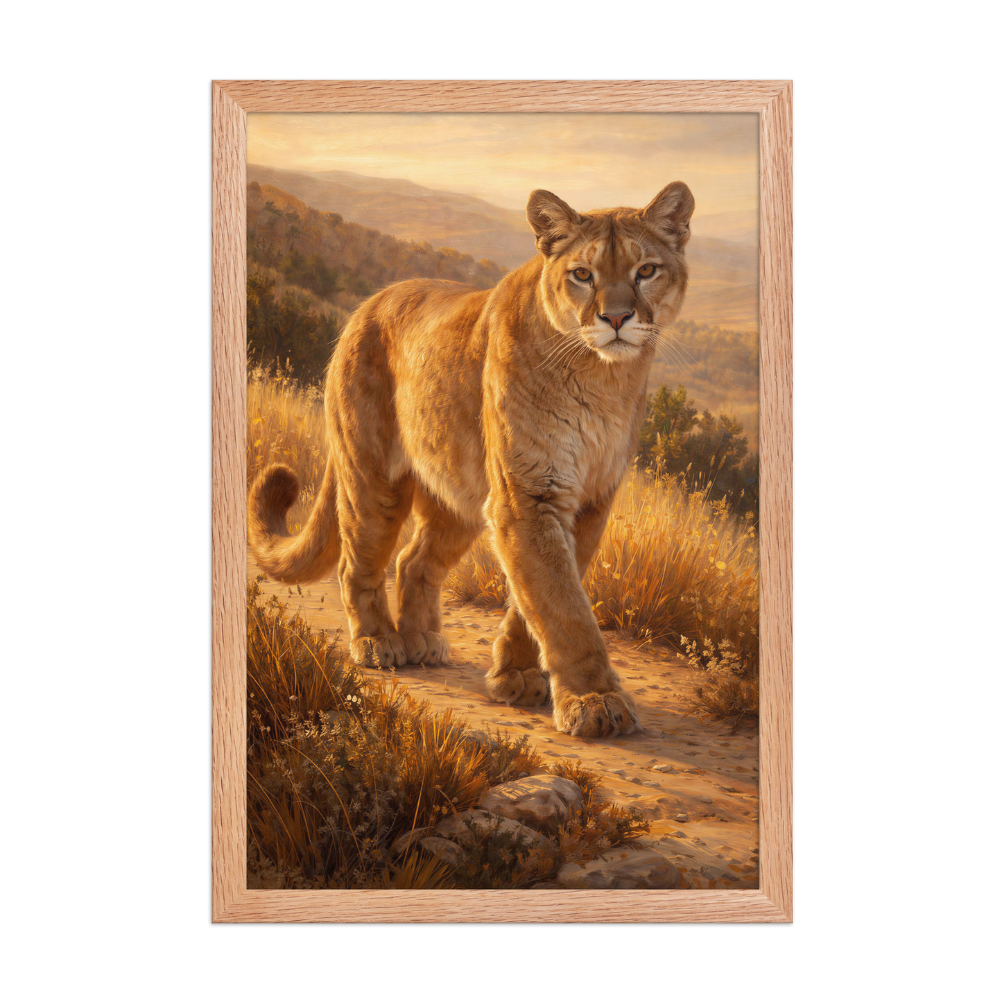 Mountain Lion Pride Framed Poster