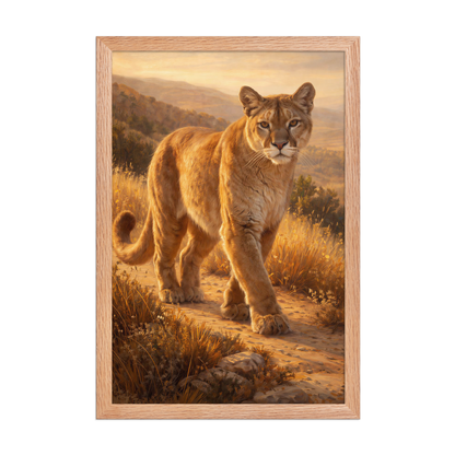 Mountain Lion Pride Framed Poster