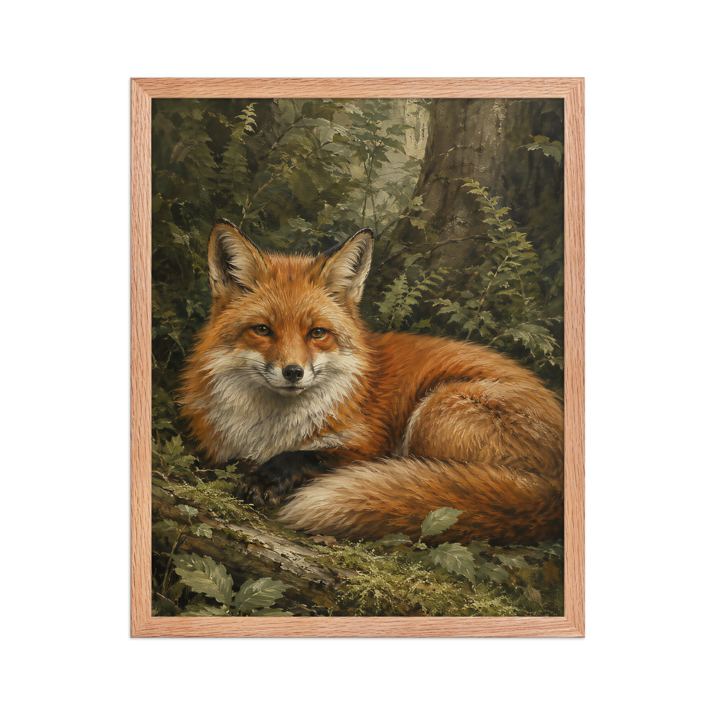 Fox Woodland Calm Framed Poster