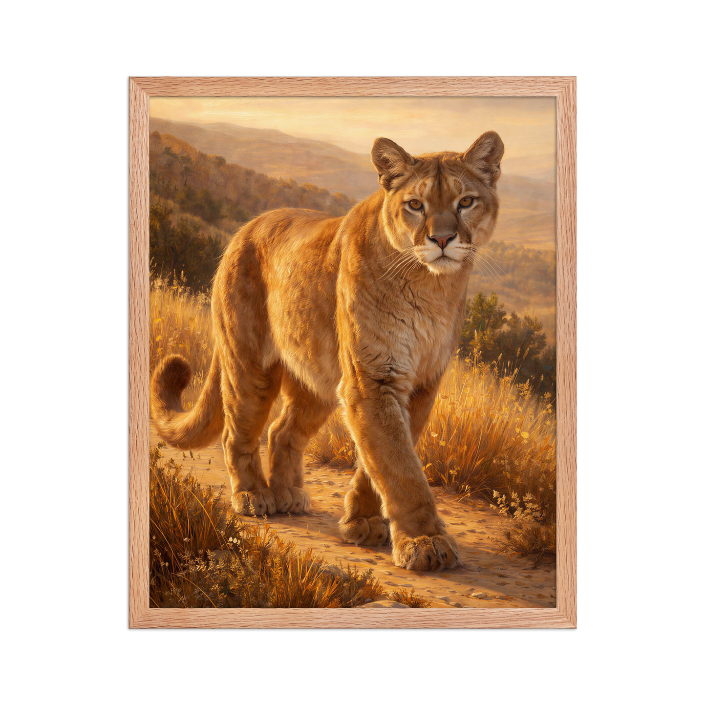 Mountain Lion Pride Framed Poster