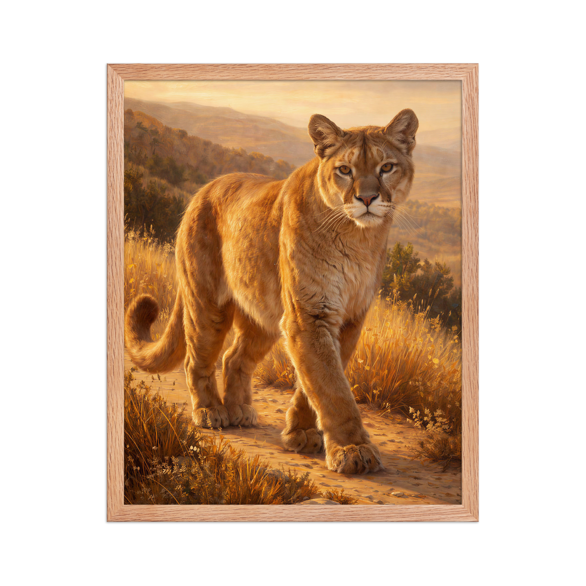 Mountain Lion Pride Framed Poster