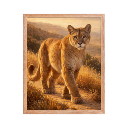Mountain Lion Pride Framed Poster