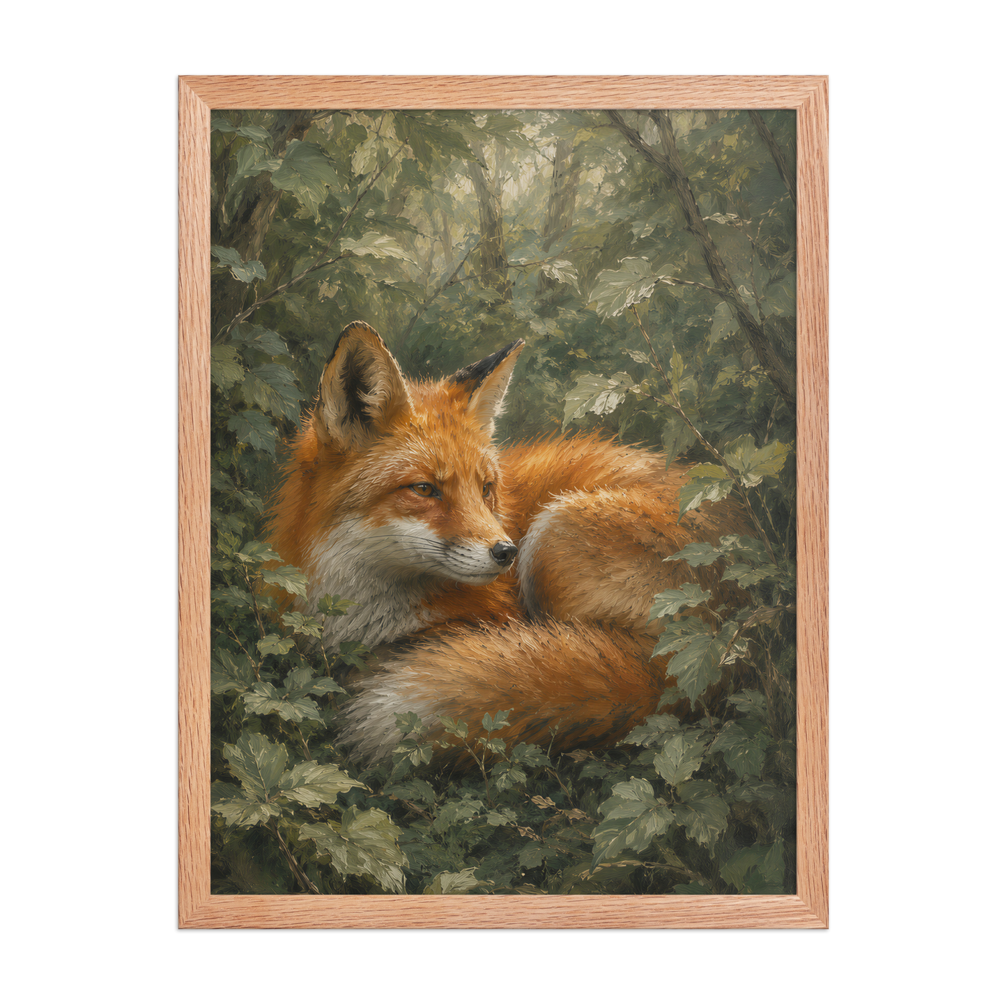 Fox Forest Calm Framed Poster