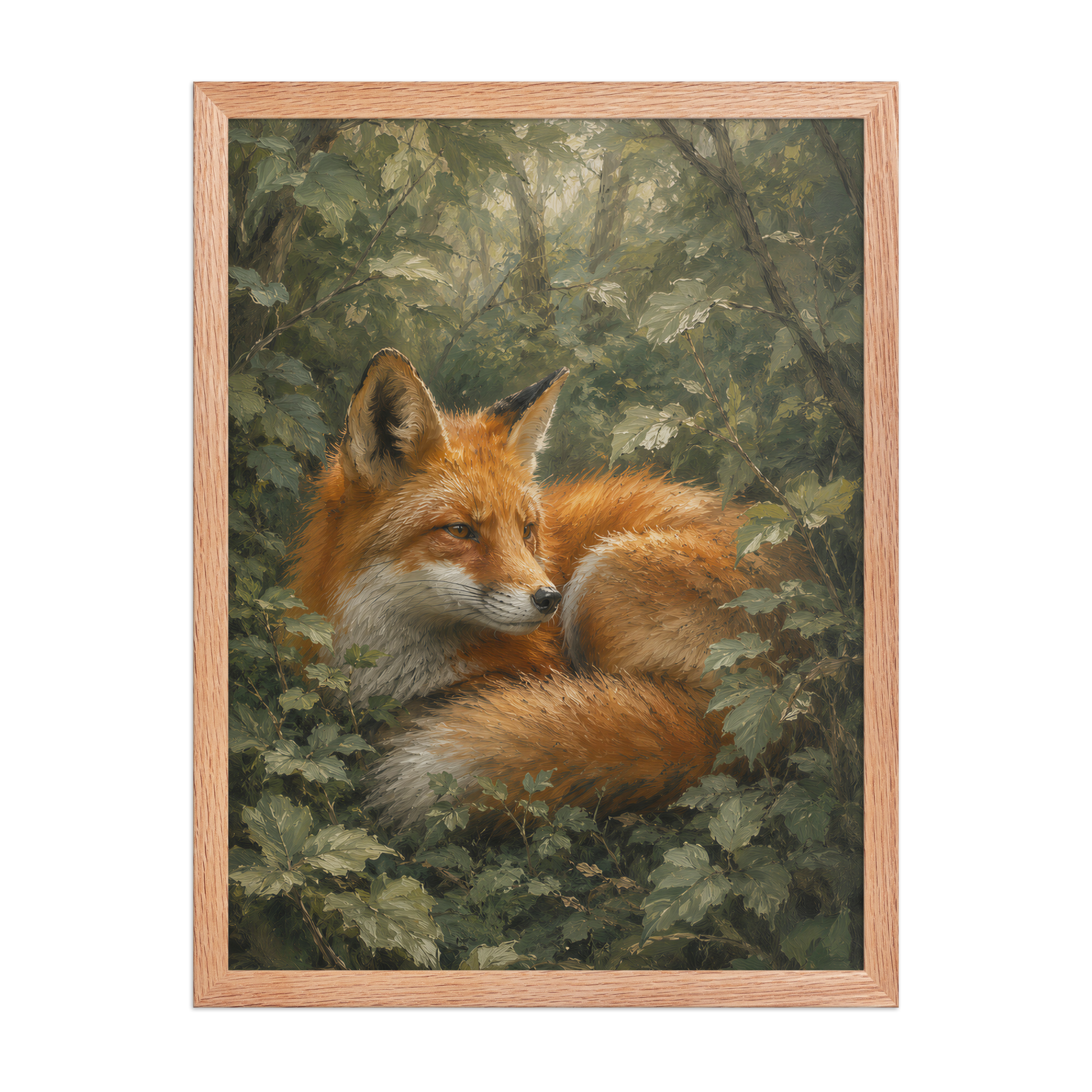 Fox Forest Calm Framed Poster