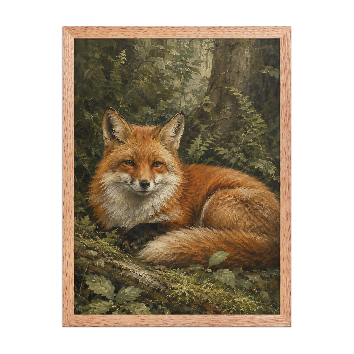 Fox Woodland Calm Framed Poster