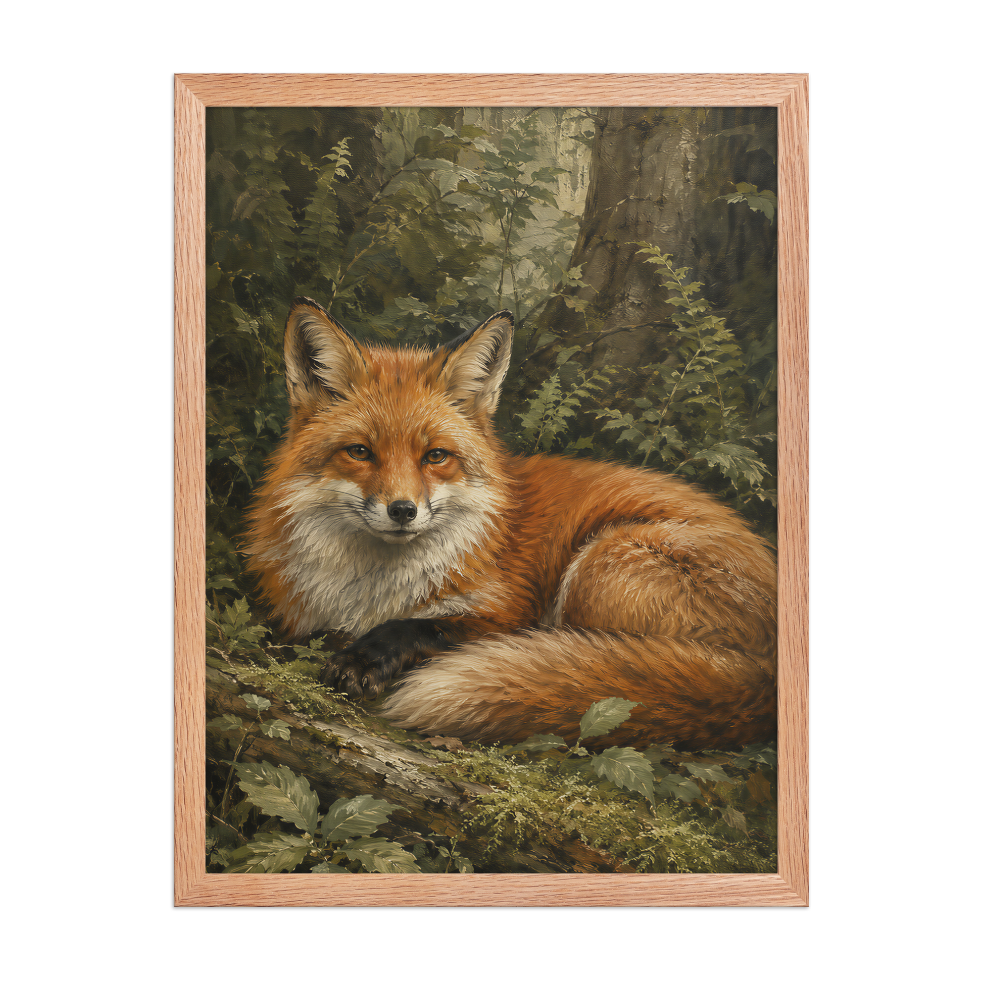 Fox Woodland Calm Framed Poster