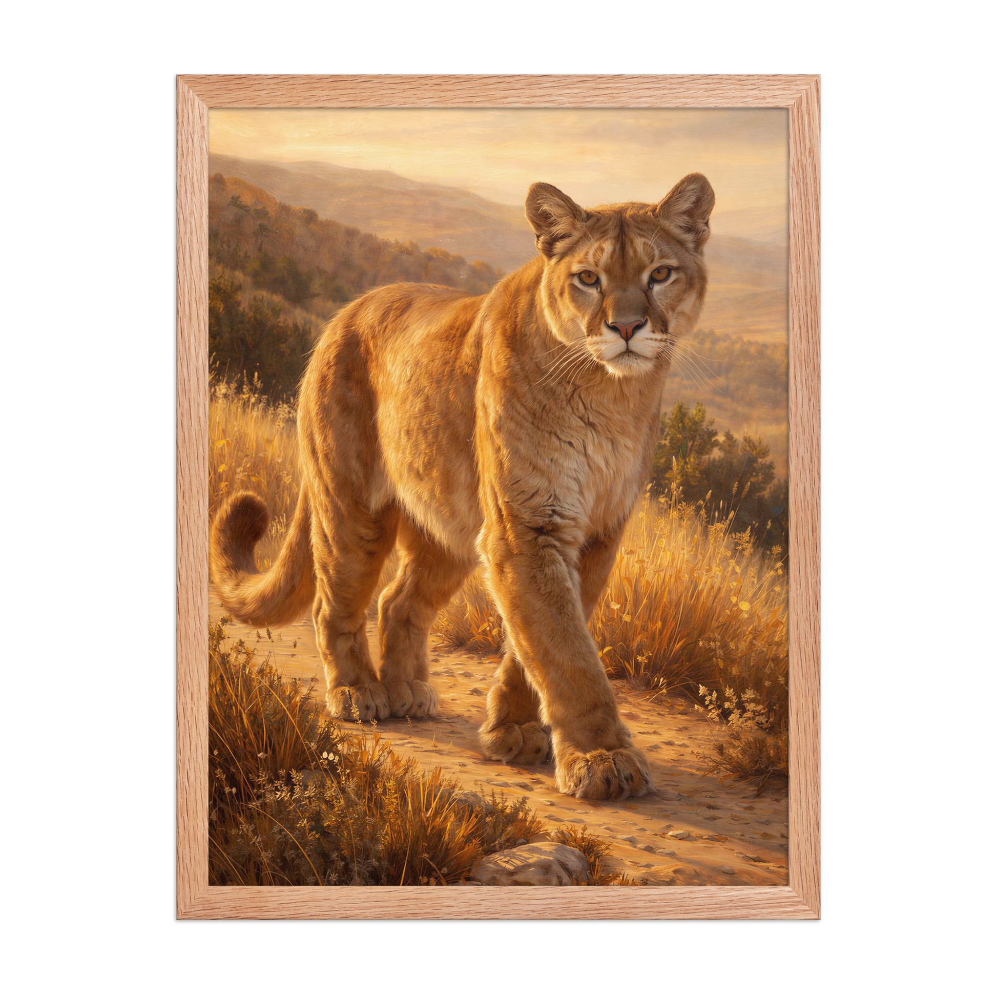 Mountain Lion Pride Framed Poster