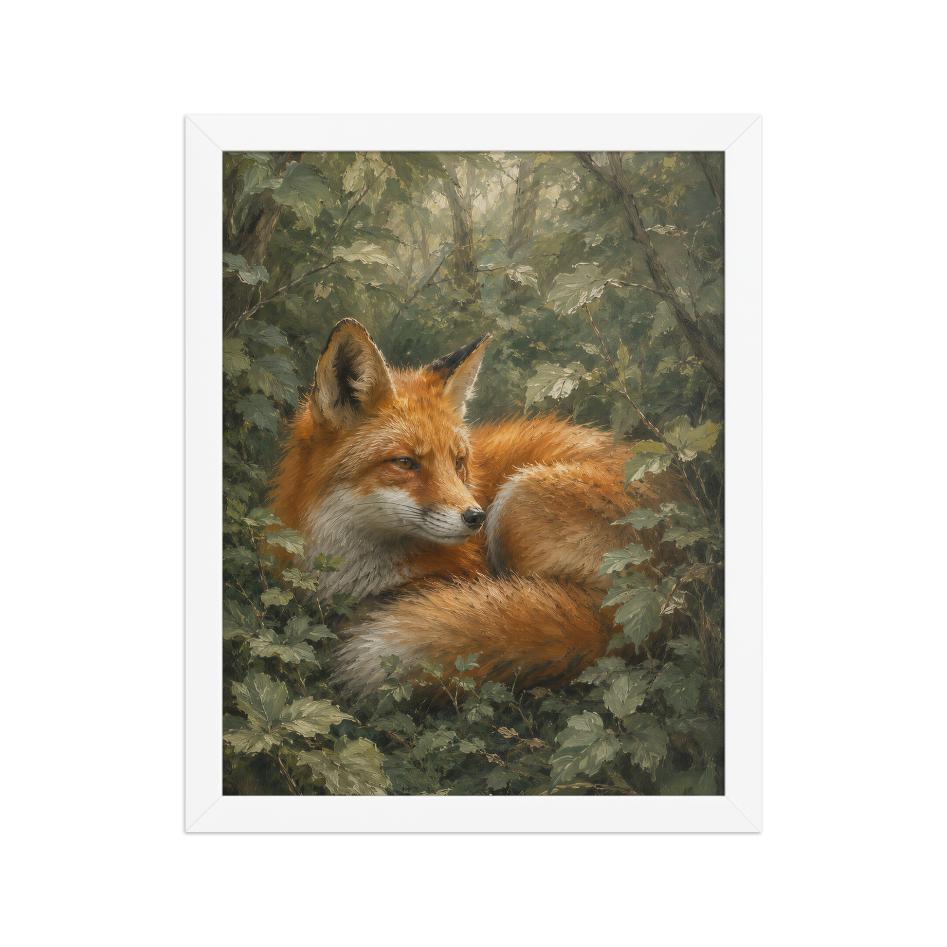 Fox Forest Calm Framed Poster
