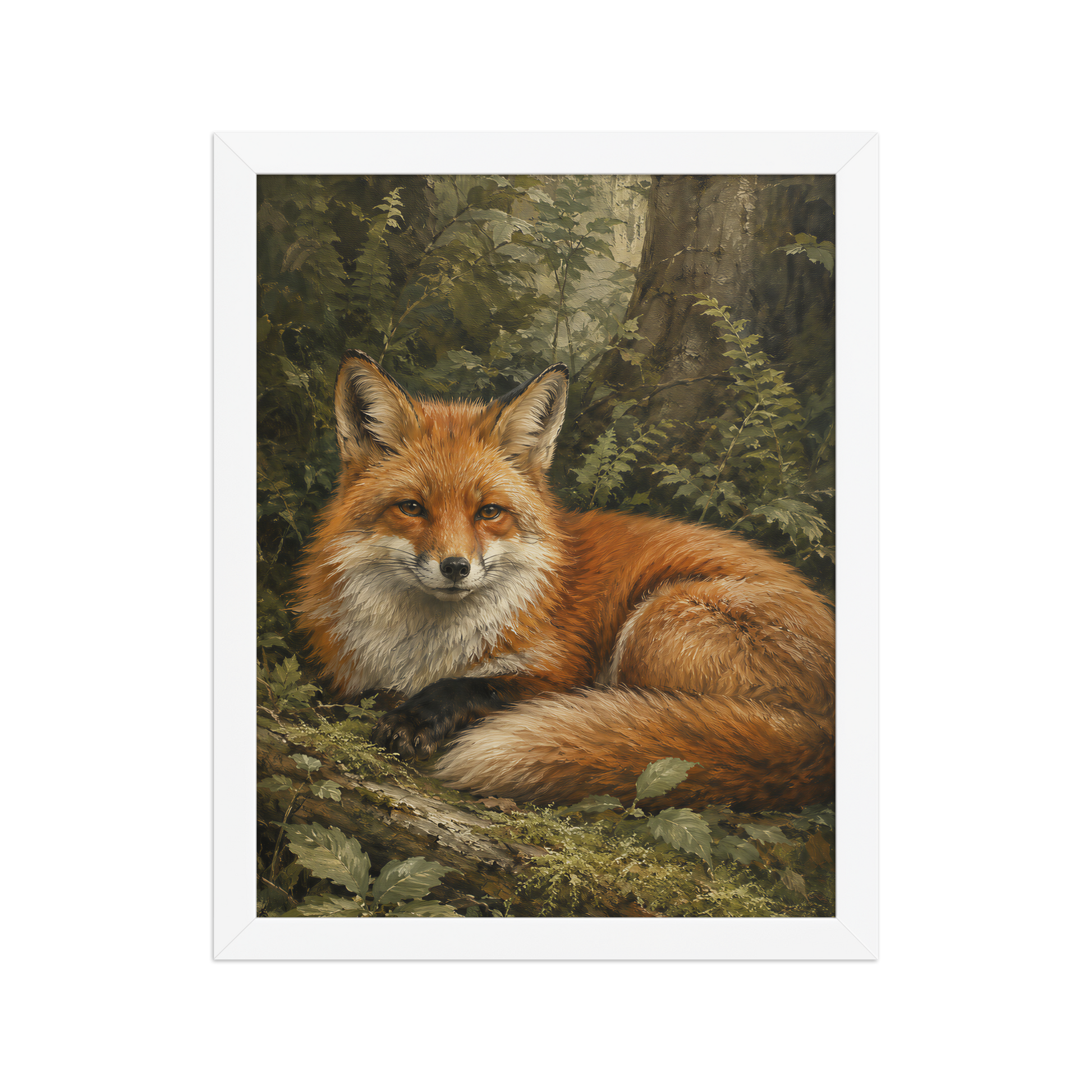 Fox Woodland Calm Framed Poster