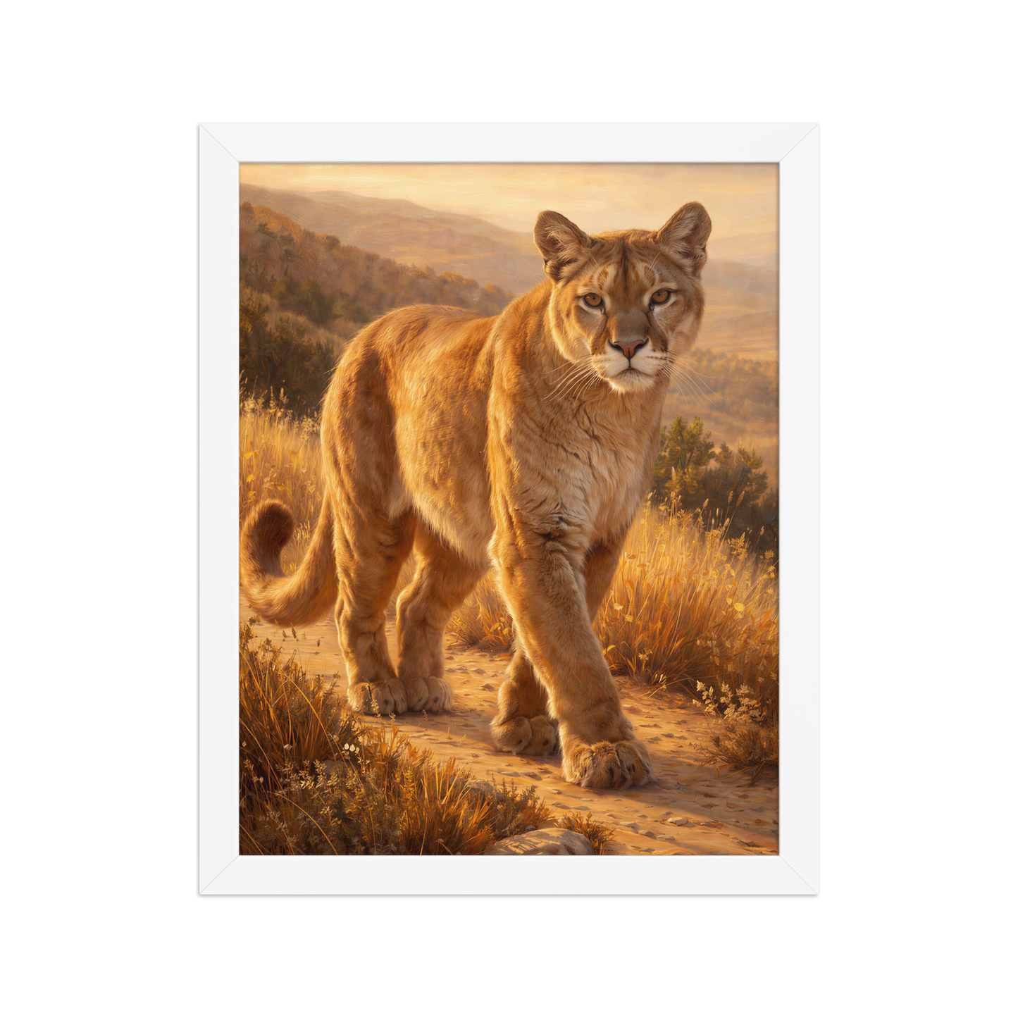 Mountain Lion Pride Framed Poster