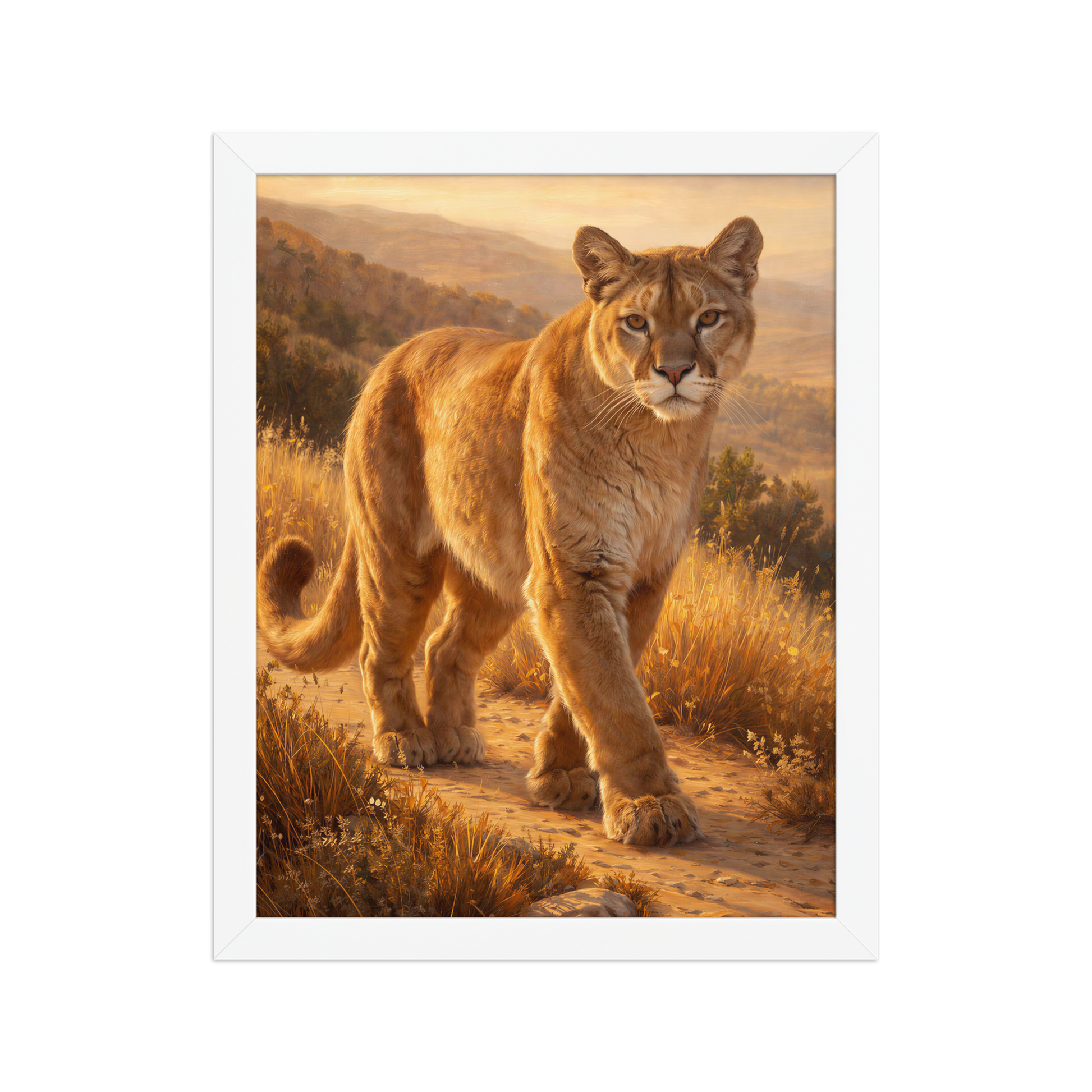 Mountain Lion Pride Framed Poster